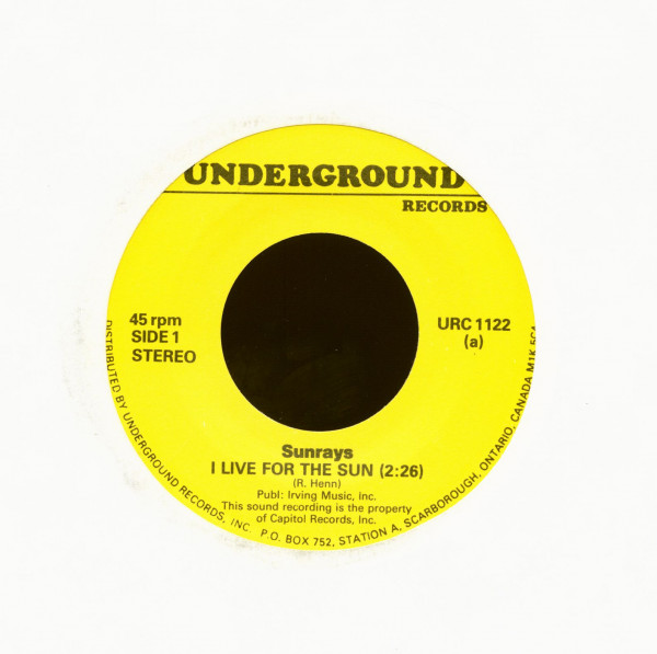 I Live For The Sun - Andrea (7inch 45rpm) I Live For The Sun - Andrea (7inch 45rpm)