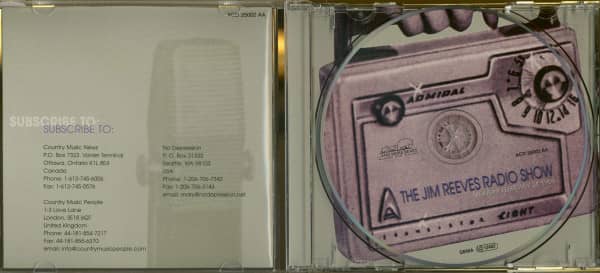 The Jim Reeves Radio Show (2-CD)