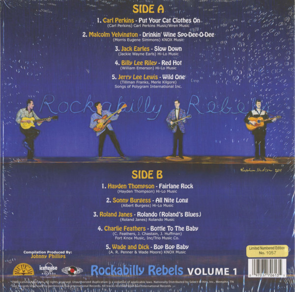 Rockabilly Rebels Vol.1 (LP, 180g Vinyl. Ltd.)