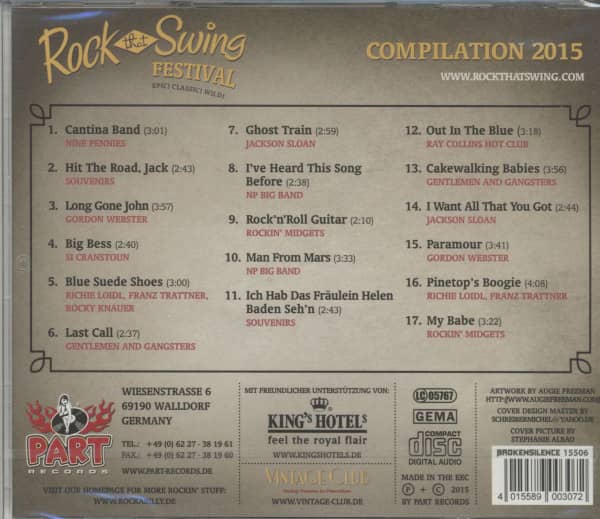 Rock That Swing - Festival Compilation 2015 (CD)
