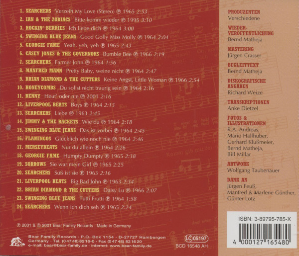 Vol.06, Beat - Amerikaner & Briten singen deutsch (CD)
