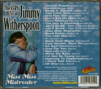 Preview: The Very Best Of Jimmy Witherspoon - Miss Miss Mistreater (CD) Preview: The Very Best Of Jimmy Witherspoon - Miss Miss Mistreater (CD)