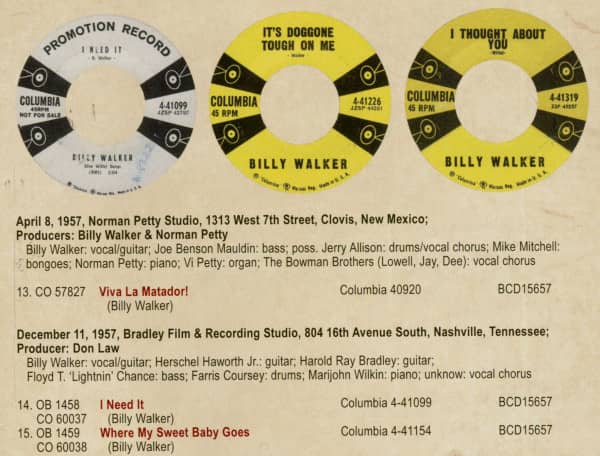 Whirlpool - Gonna Shake This Shack Tonight - Billy Walker (CD)