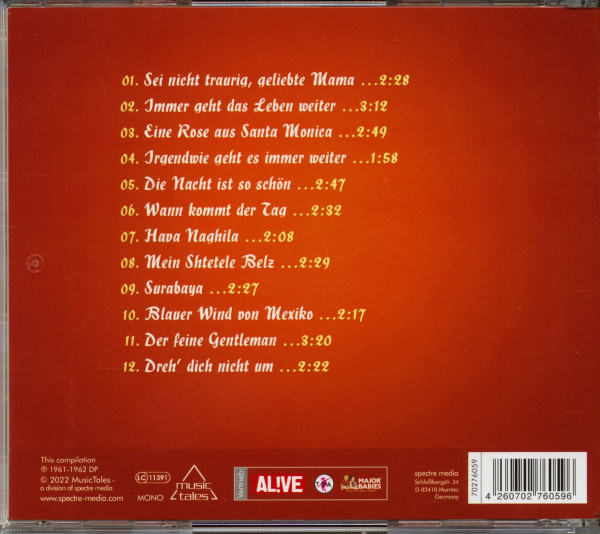 Eine Rose aus Santa Monica - Schlager-Raritäten (CD)