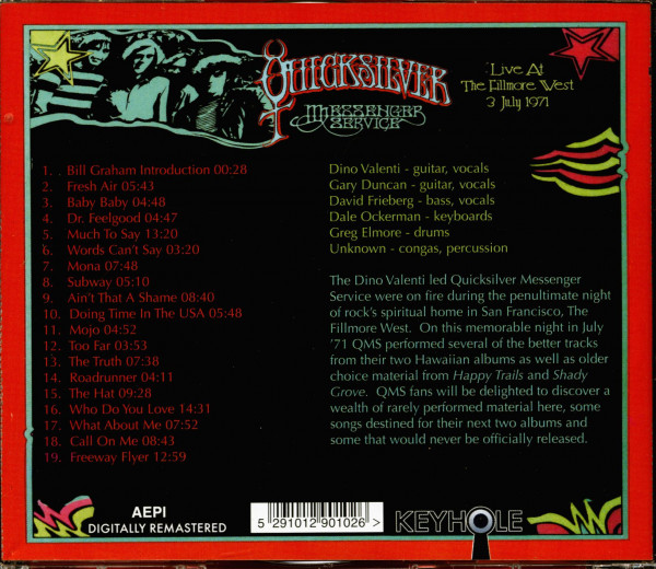 Live At The Filmore West (2-CD)