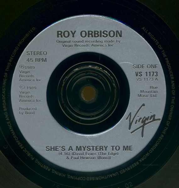 She's A Mystery To Me - Crying (7inch, 45rpm, PS, SC)
