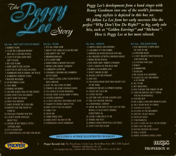 The Peggy Lee Story (4-CD)