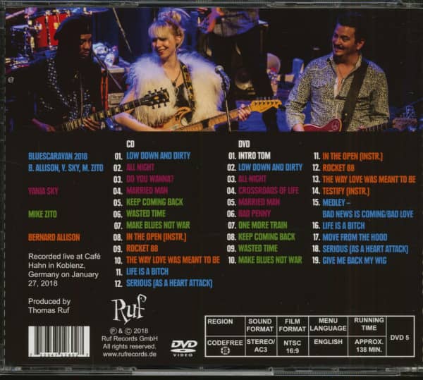 Blues Caravan 2018 (CD & DVD)