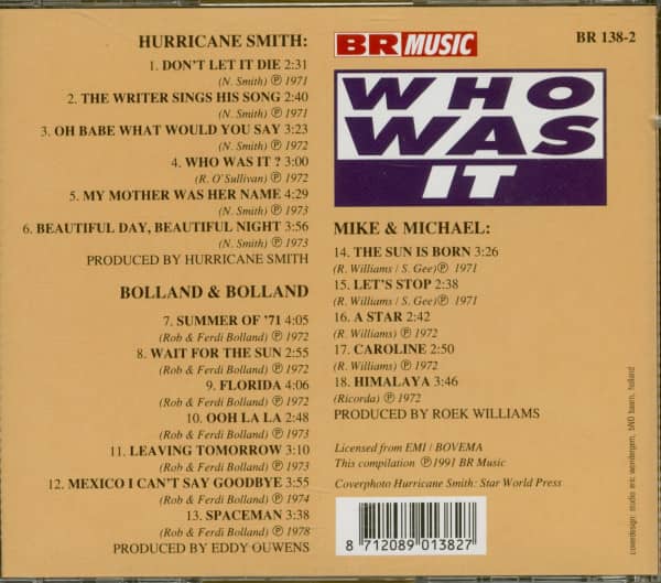 Who Was It (CD)