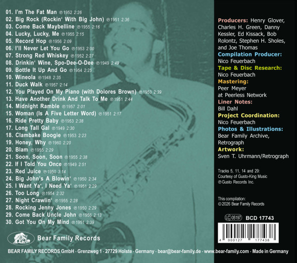 Big John Greer - Rocks (CD)