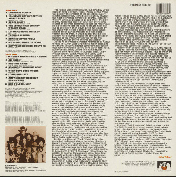 The Very Best Of Asleep At The Wheel (LP)