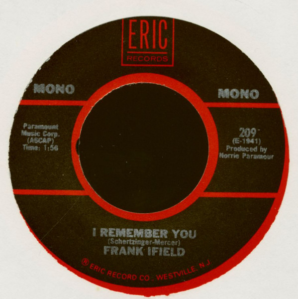 I Remember You - My Boomerang Won't Come Back (7inch, 45rpm)