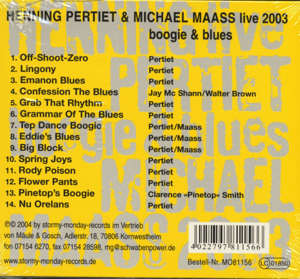 Boogie & Blues - Live 2003 (CD)