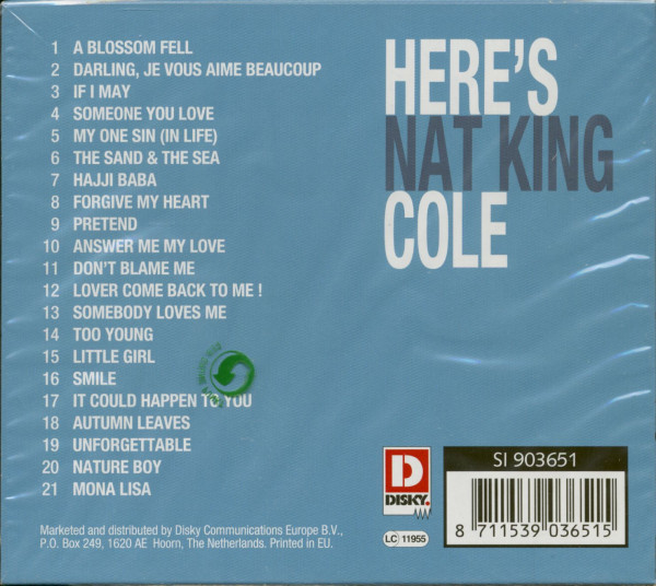 Here's Nat King Cole (CD)