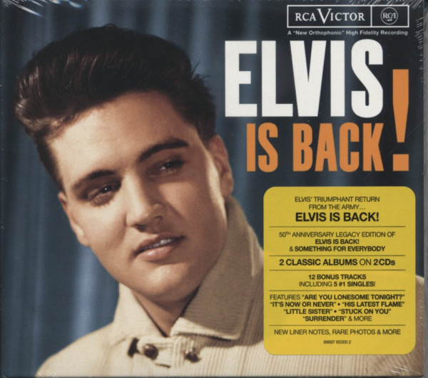 Elvis Is Back...plus-Legacy Edition (2-CD) Elvis Is Back...plus-Legacy Edition (2-CD)