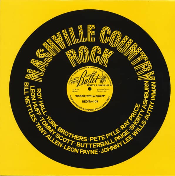 Nashville Country Rock Vol.1 - Boogie With A Bullet (LP) Nashville Country Rock Vol.1 - Boogie With A Bullet (LP)