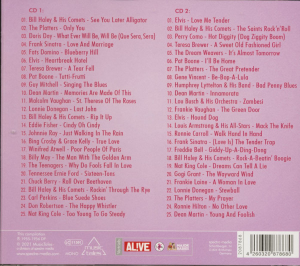 The Hits Of The Year 1956 - 50 Original Recordings (2-CD)