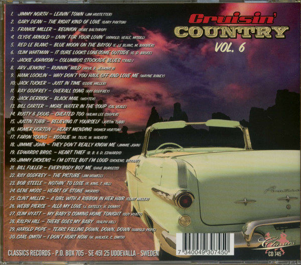 Cruisin' Country Vol.6 (CD)
