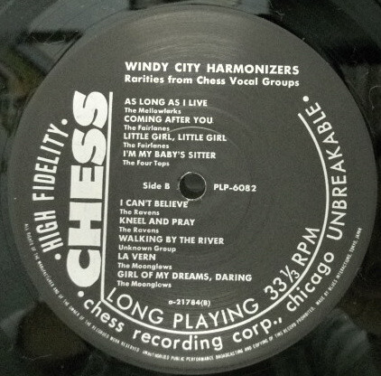 Windy City Harmonizers - Raritiers from Chess Vocal Groups (LP)