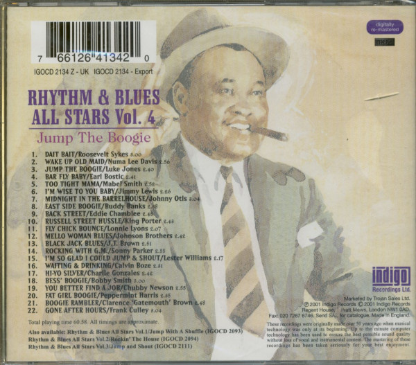 Vol.4, Rhythm & Blues Allstars - Jump The Boogie (CD)