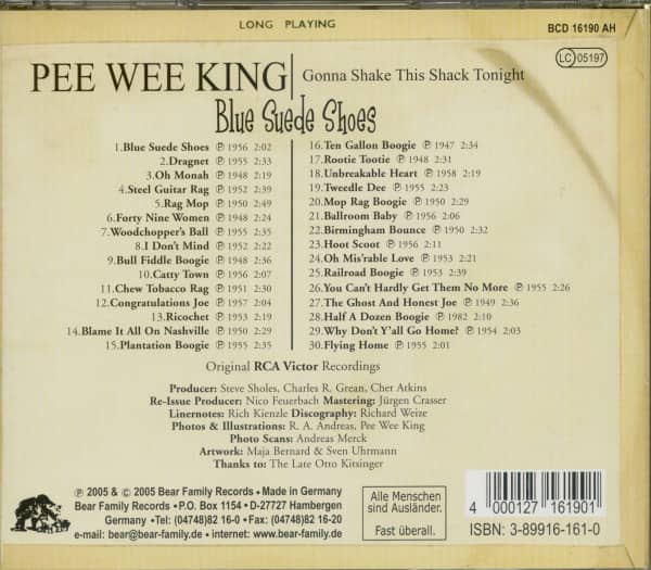 Blue Suede Shoes - Gonna Shake This Shack Tonight (CD)