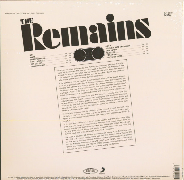 The Remains (LP, Ltd.)