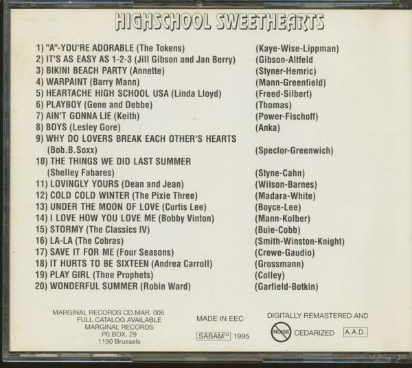 High School Sweethearts (CD)