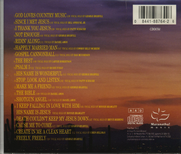 Long Play Country Gospel (CD)