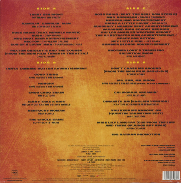Once Upon A Time In Hollywood - Original Motion Picture Soundtrack (2-LP)