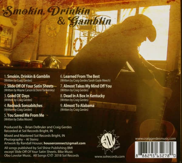 Smokin', Drinkin' & Gamblin' (CD)