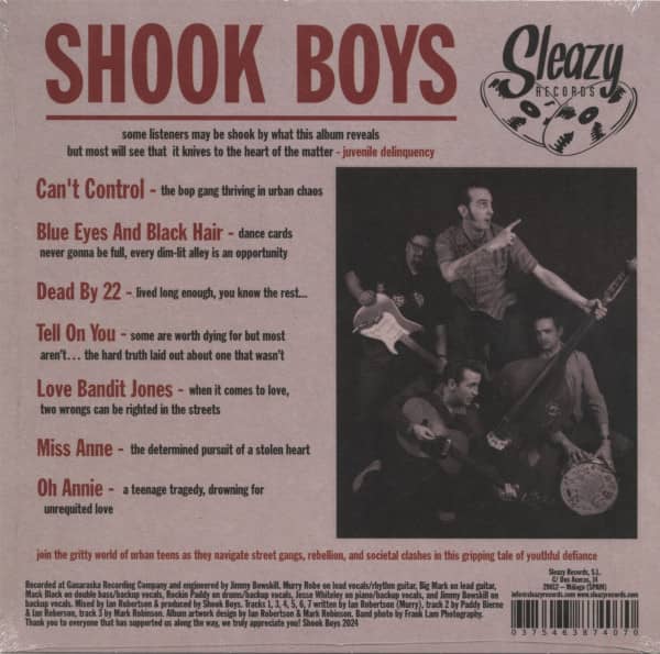 Shook Boys - 100% Rock'n'Roll (LP, 10inch)