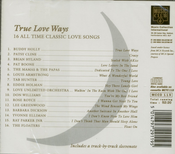 True Love Ways (CD)