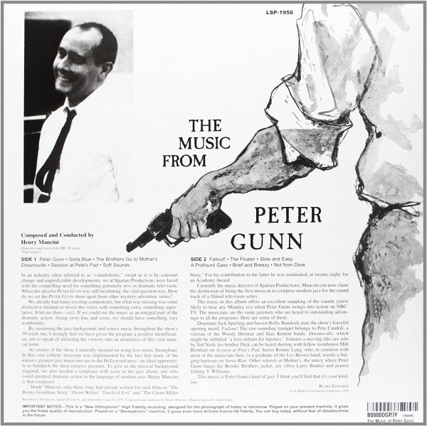 The Music From Peter Gunn - Soundtrack (LP 180g Vinyl)