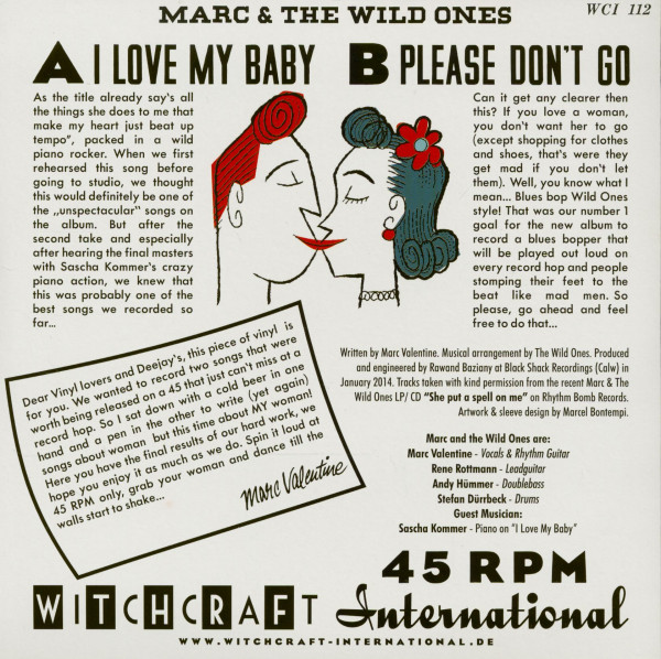 I Love My Baby - Please Don't Go (7inch, 45rpm, PS)