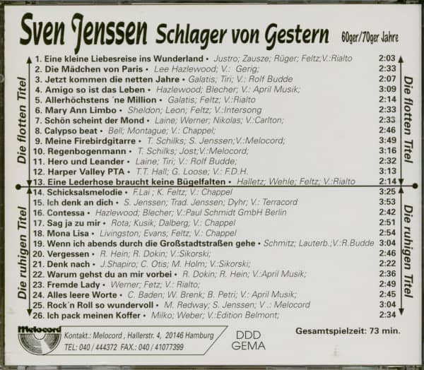 Schlager von Gestern (CD)