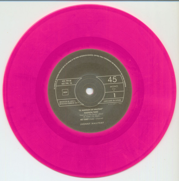 El Madison De Hallyday (7inch, EP, 45rpm, PS, SC, Pink Vinyl, Ltd.)