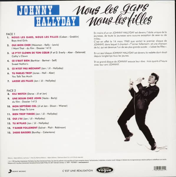 Nous Les Gars, Nous Les Filles (LP)
