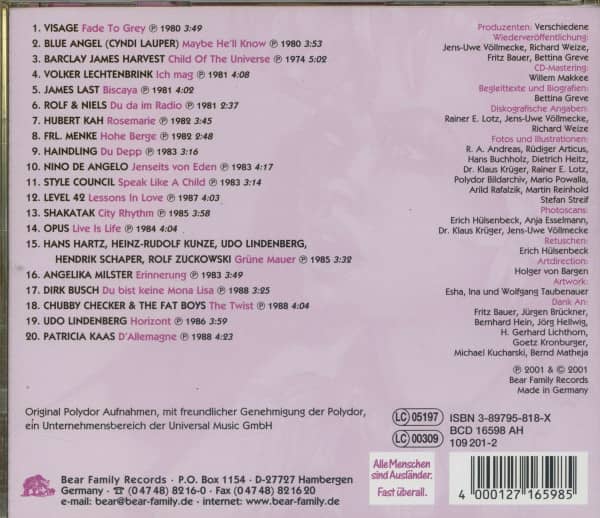 Polydor - Die 80er Jahre, Die Geschichte einer deutschen Schallplattenmarke (CD)