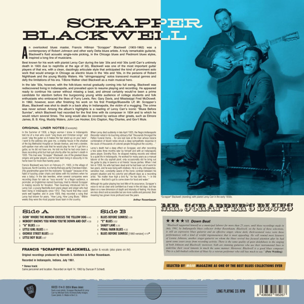 Mr.Scrapper's Blues (LP. 180g Vinyl)