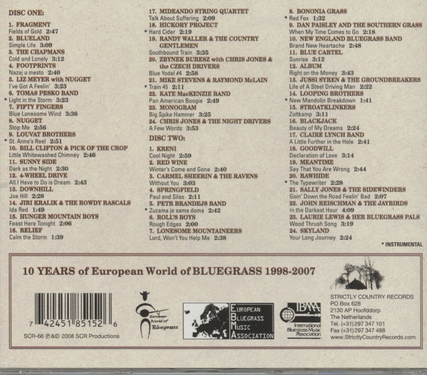 10 Years Of European World Of Bluegrass (2-CD)