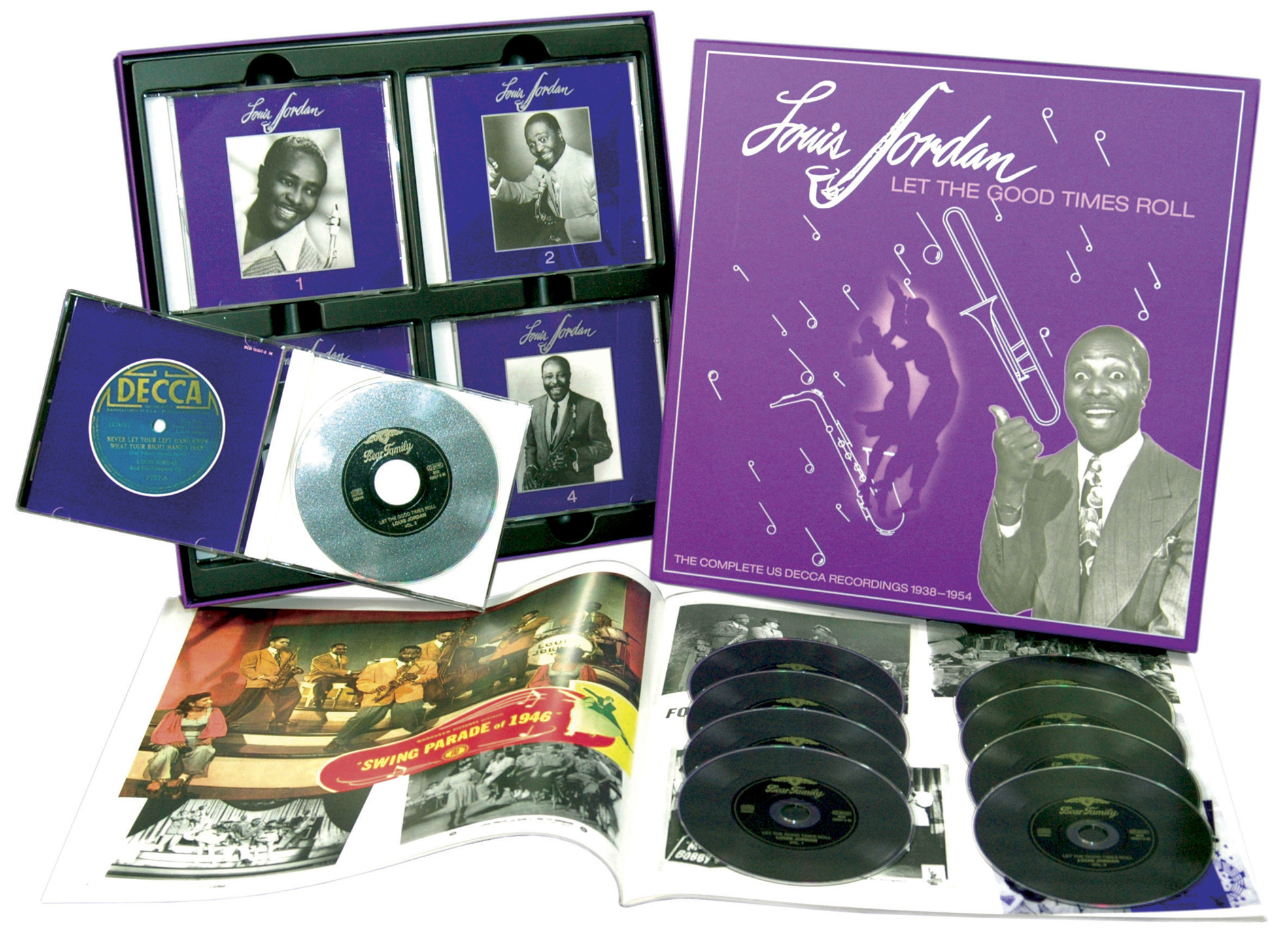 Louis Jordan Box set: Let The Good Times Roll(1938-1954) (9-CD Deluxe Box  Set) - Bear Family Records