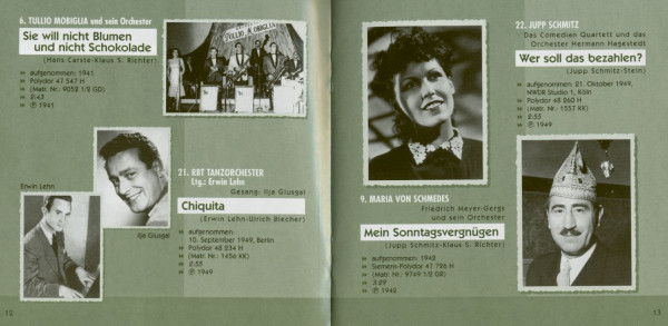 Sinfonie der Sterne, 40er Jahre
