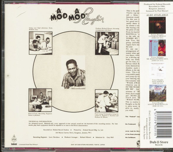 Mod Mod Ranglin (CD, Japan)
