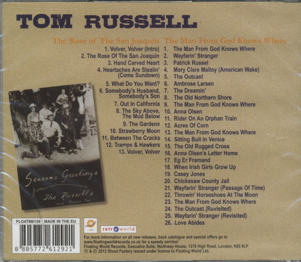 The Rose Of The San Joaquin - The Man From God Knows Where (2-CD)
