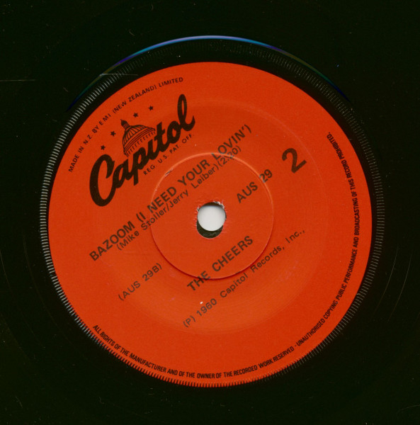 Black Demin Trousers And Motor-Cycle Boots - Bazoom (7inch, 45rpm, SC)