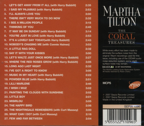 The Coral Treasures (CD)