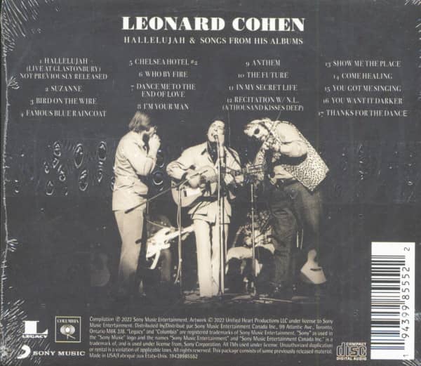 Hallelujah & Songs From His Albums (CD)