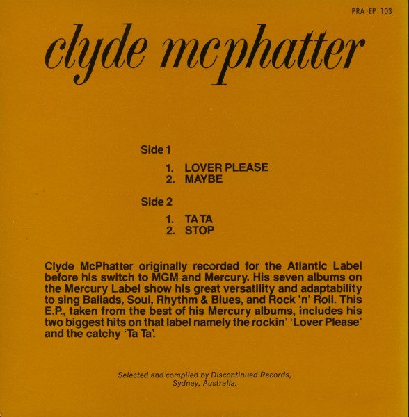 Greatest Hits (7inch, EP, 45rpm, PS, SC)