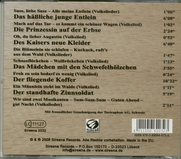 Erzählt Märchen von Hans Christian Andersen (CD)