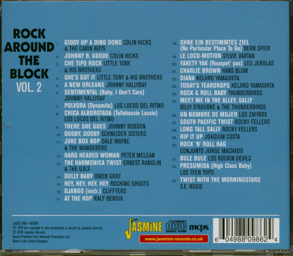 Rock Around The Block Vol. 2 - Rock & Roll from Around the World (CD)